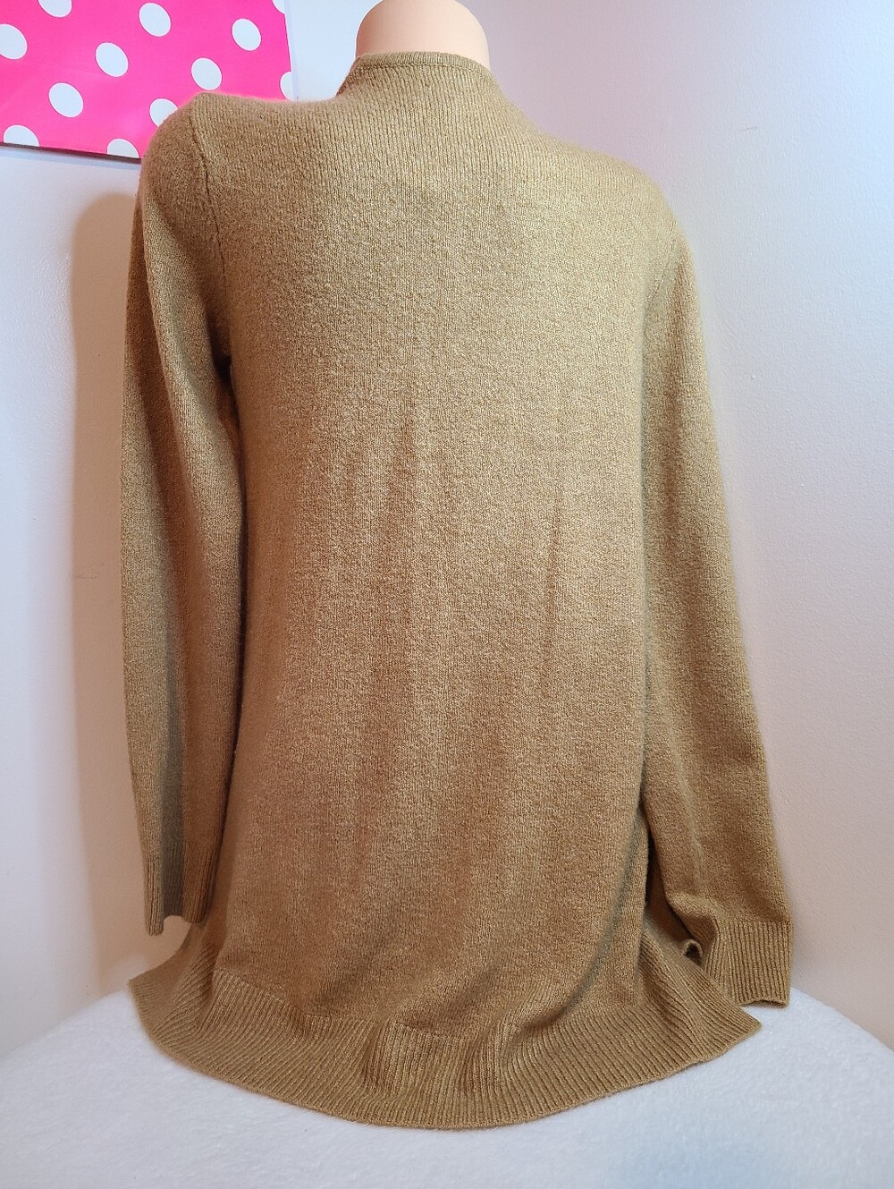 Old Navy Cozy Open-Front Women's Cardigan Sweater in Camel Size M - Picture 4 of 8